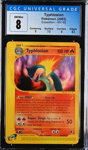 English Typhlosion Rare 65/165