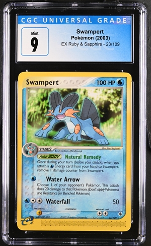 English Swampert Rare 23/109