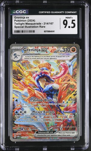 English Greninja ex Special Illustration Rare (Holo) 214/167