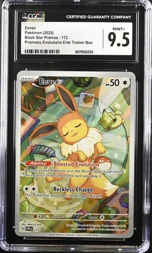 English Eevee Prismatic Evolutions Elite Trainer Box (Holo) 173