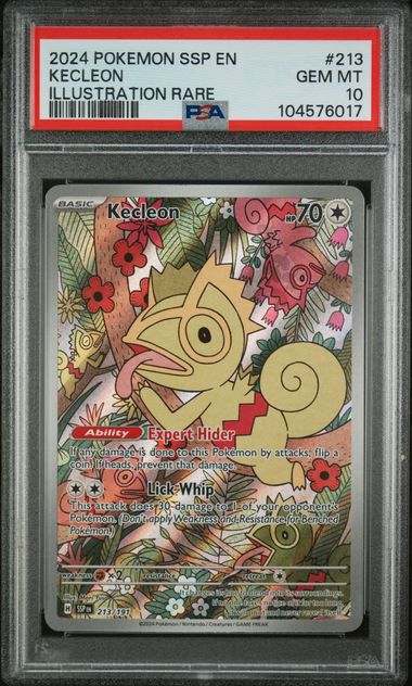 2024 Pokemon Ssp EN-Surging Sparks Kecleon Illustration Rare 213