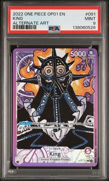 2022 One Piece OP01-Romance Dawn King Alternate Art 091