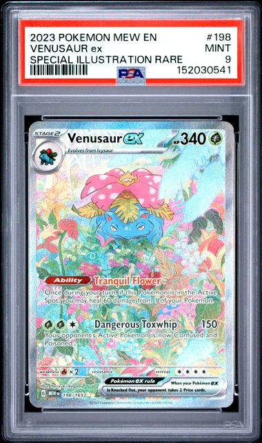 2023 Pokemon Mew EN-151 Venusaur EX Special Illustration Rare 198