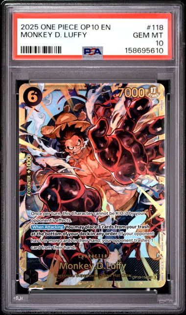 2025 One Piece OP10-Royal Blood Monkey D. Luffy 118