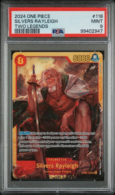2024 One Piece OP08-Two Legends Silvers Rayleigh 118