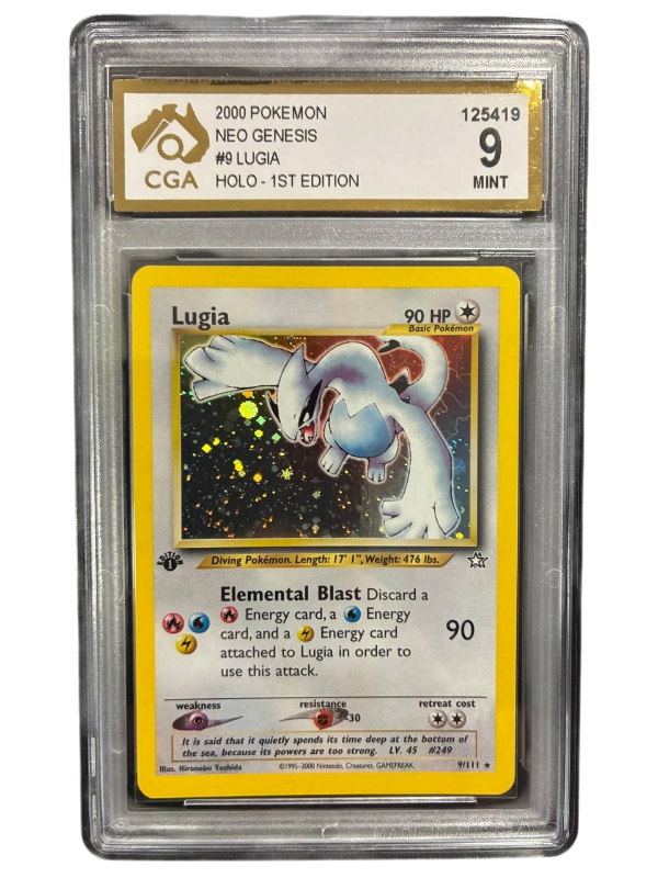 2000 POKEMON #9 LUGIA HOLO - 1ST EDITION NEO GENESIS